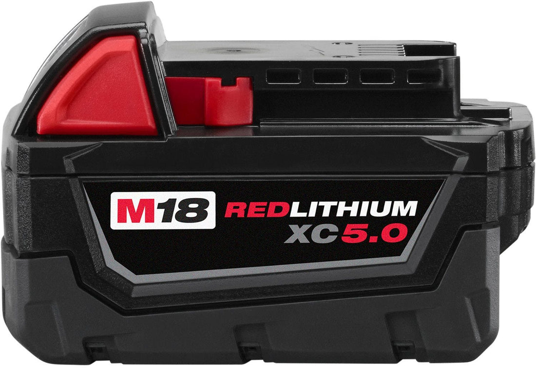Milwaukee M18 REDLITHIUM XC5.0 battery