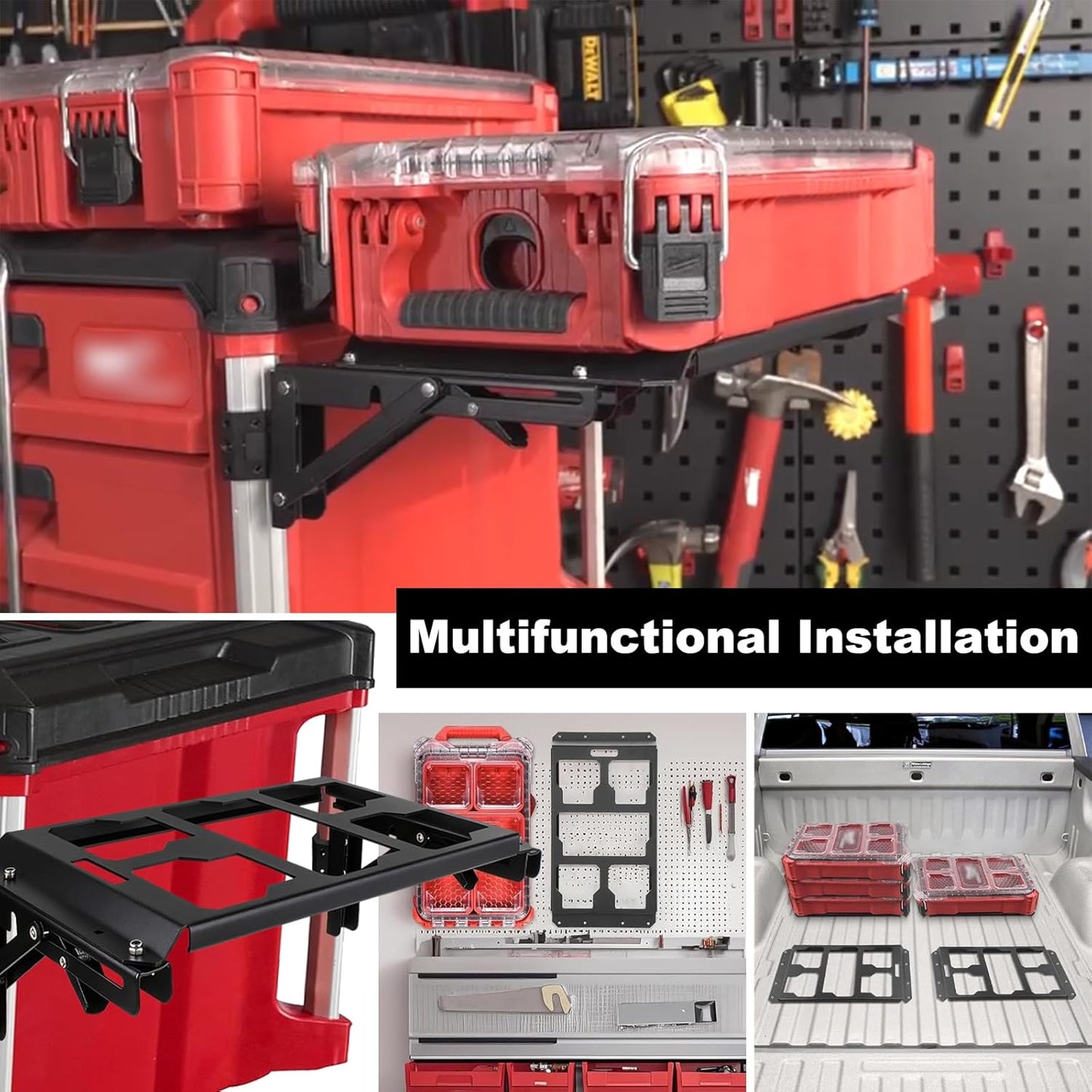 Folding Metal Side Table for Milwaukee Packout