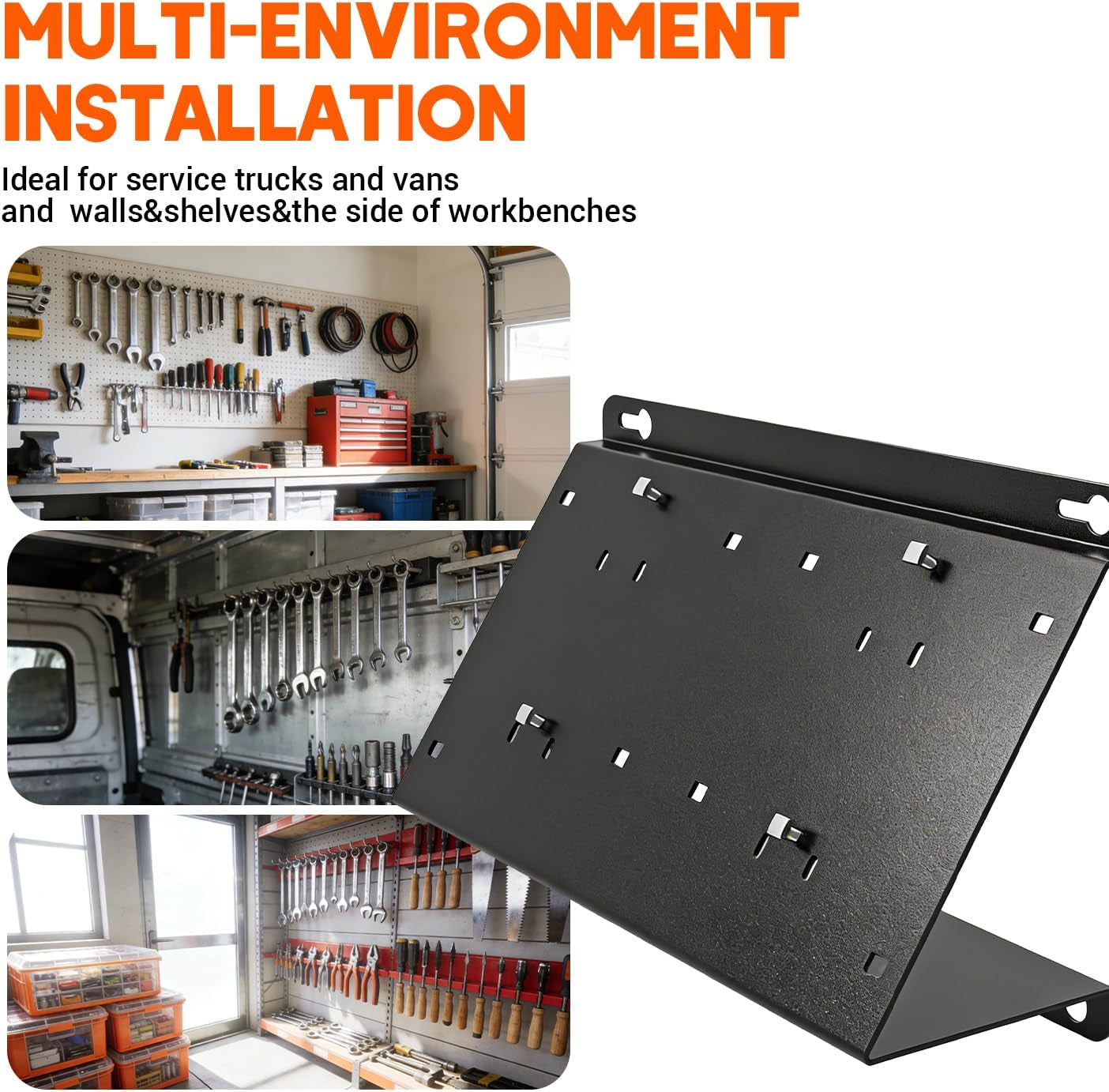 Dual Angled Steel Wall Bracket for Milwaukee M12 & M18 Chargers