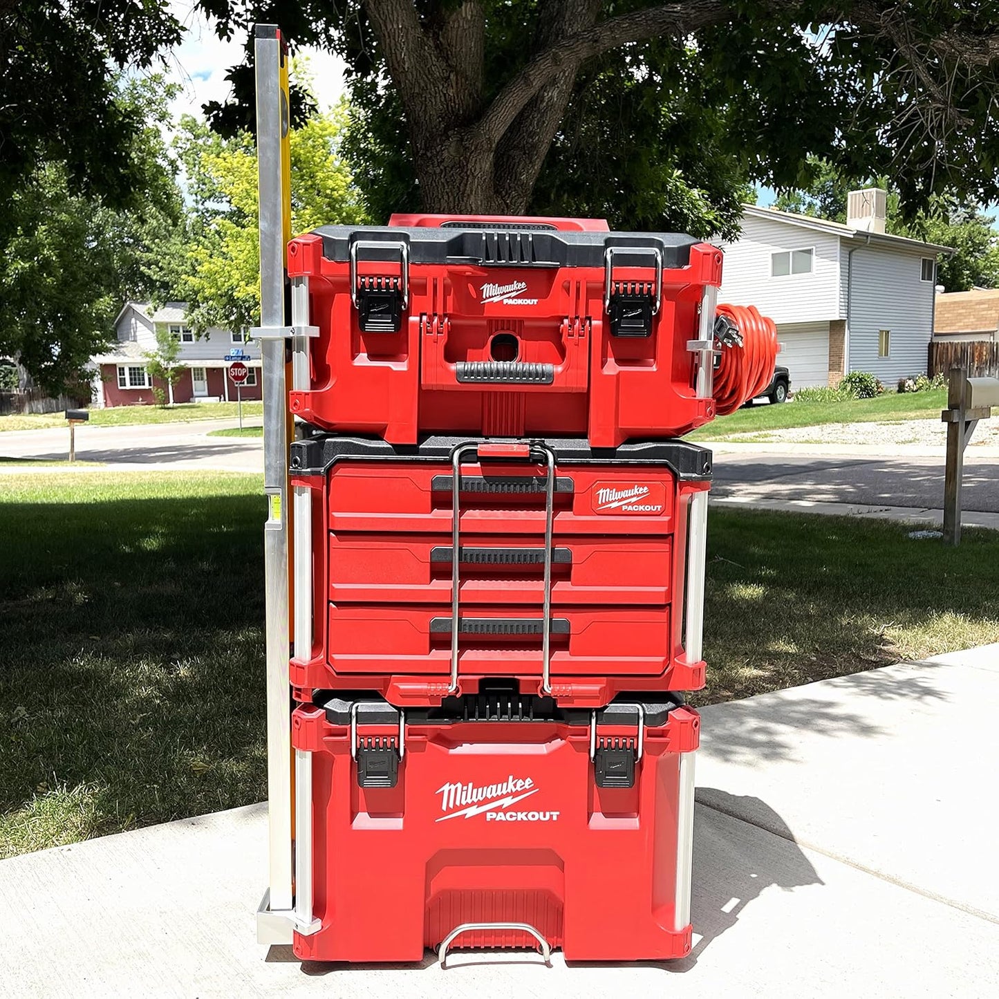 Packout Level Mount Holder — Left Side (6061 Aluminum)