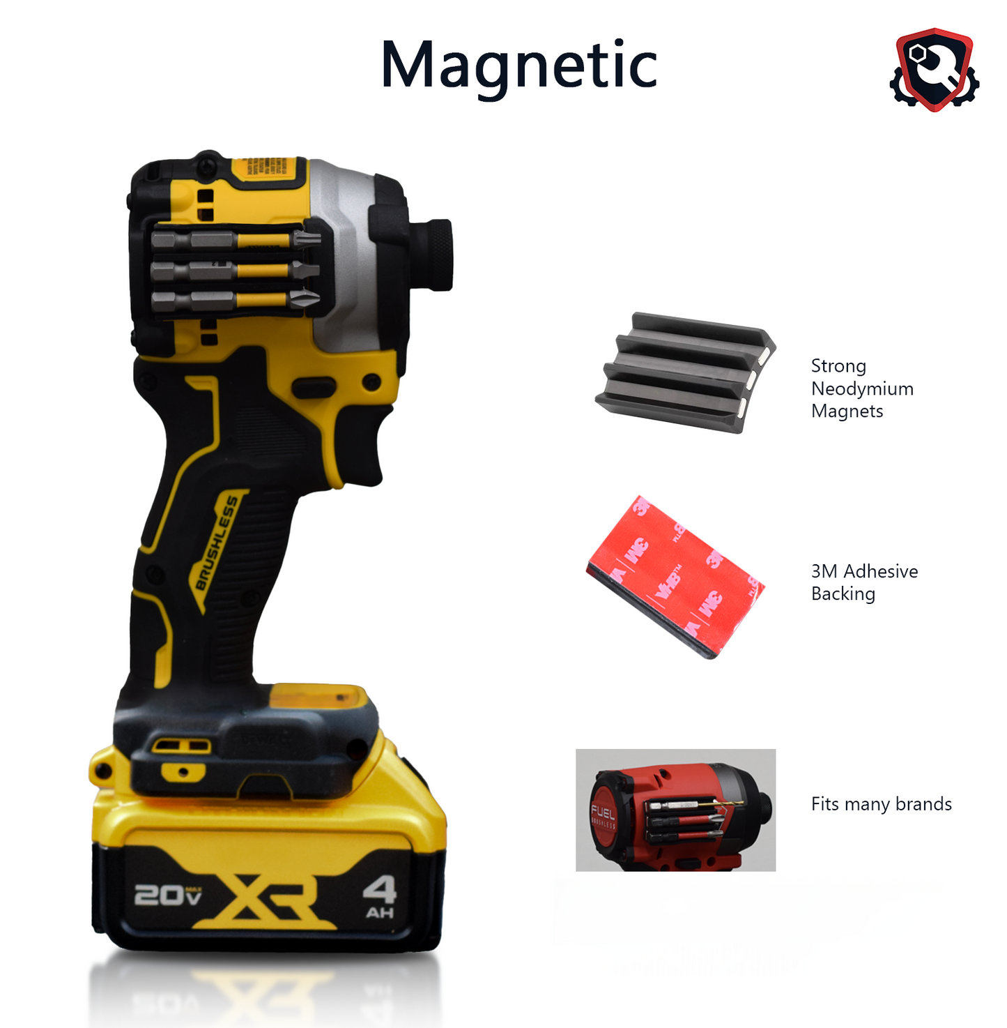 Magnetic Silicon Bit Holder