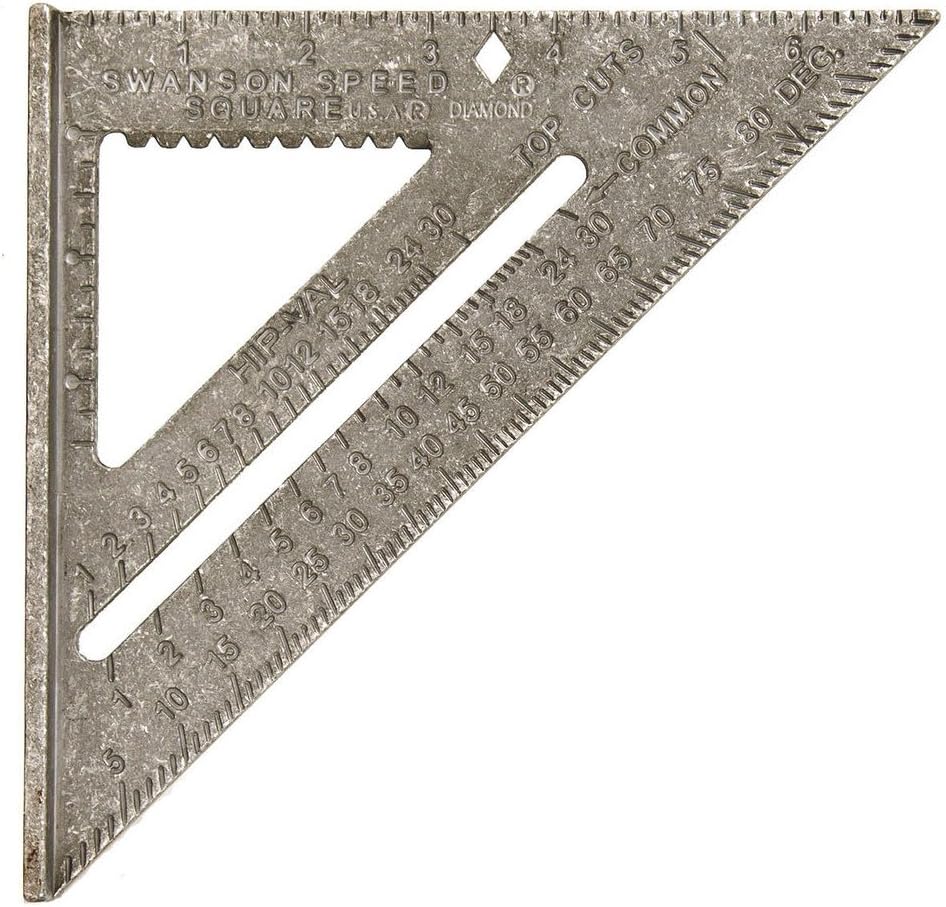 Swanson T010 7-Inch Aluminum Speed Square