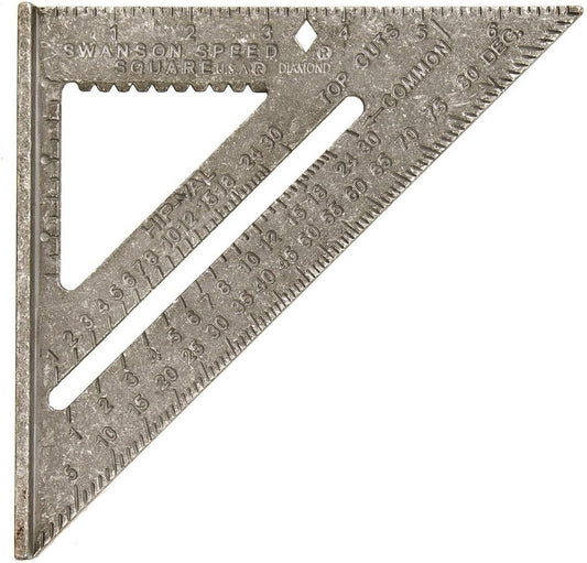 Swanson T010 7-Inch Aluminum Speed Square