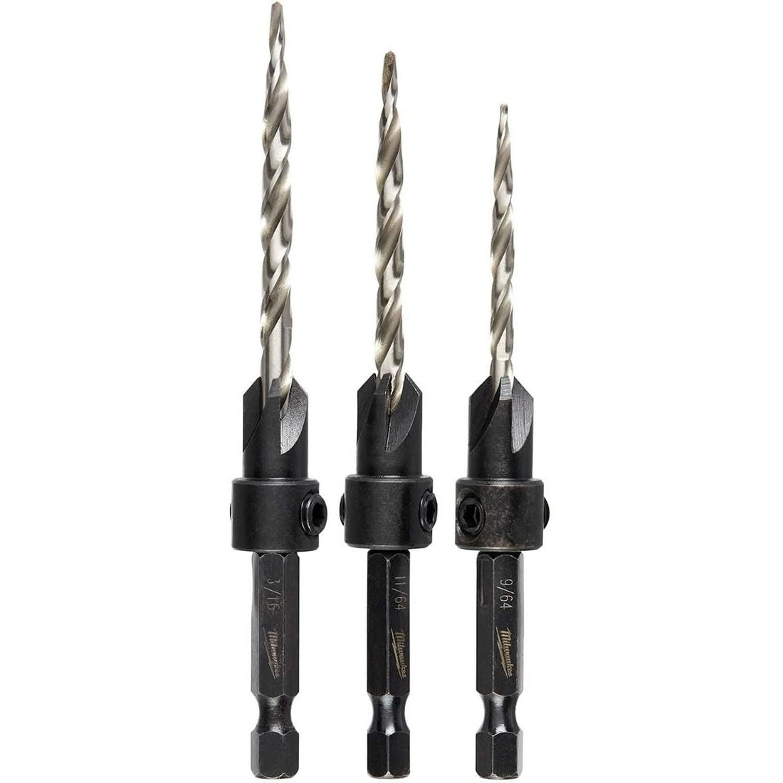 Milwaukee SHOCKWAVE impact driver countersink bit set