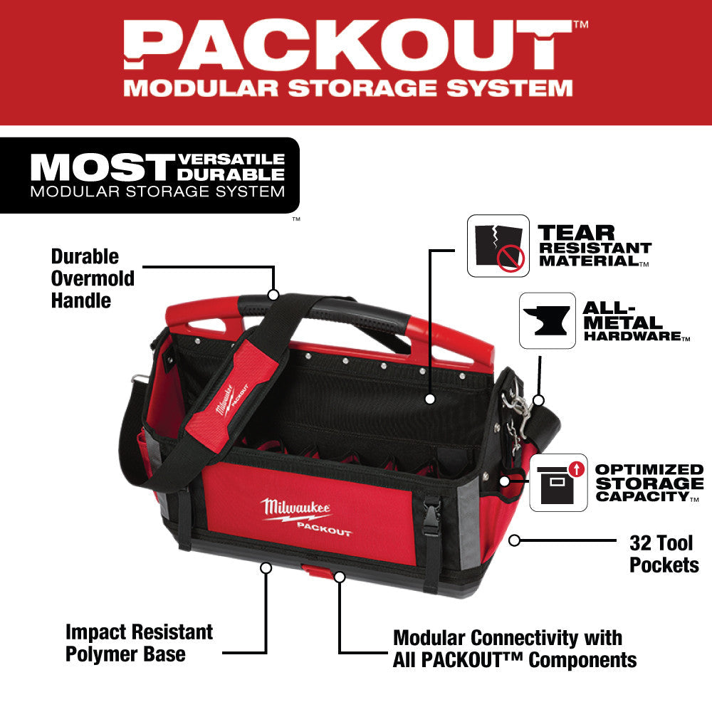 Milwaukee 48-22-8320 Bolsa PACKOUT de 20 pulg.