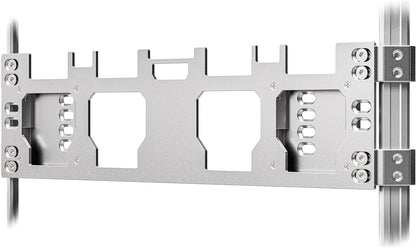 Packout Front & Side Mounting Plate — Anodized Aluminum, Silver