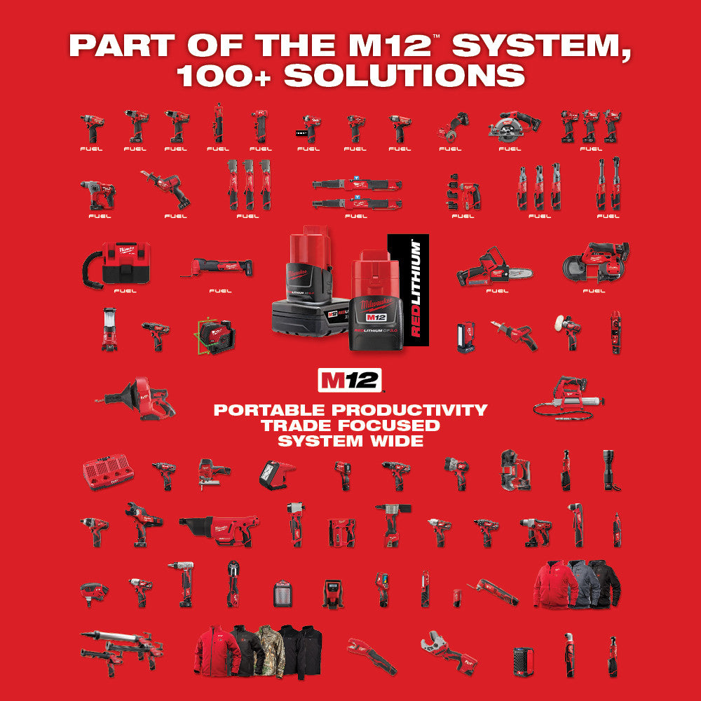 Milwaukee 2564-20 M12 FUEL Llave de impacto angular de 3/8" (solo herramienta)