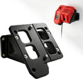 Wall-Mount Bracket for Milwaukee M12 & M18 Chargers — Black
