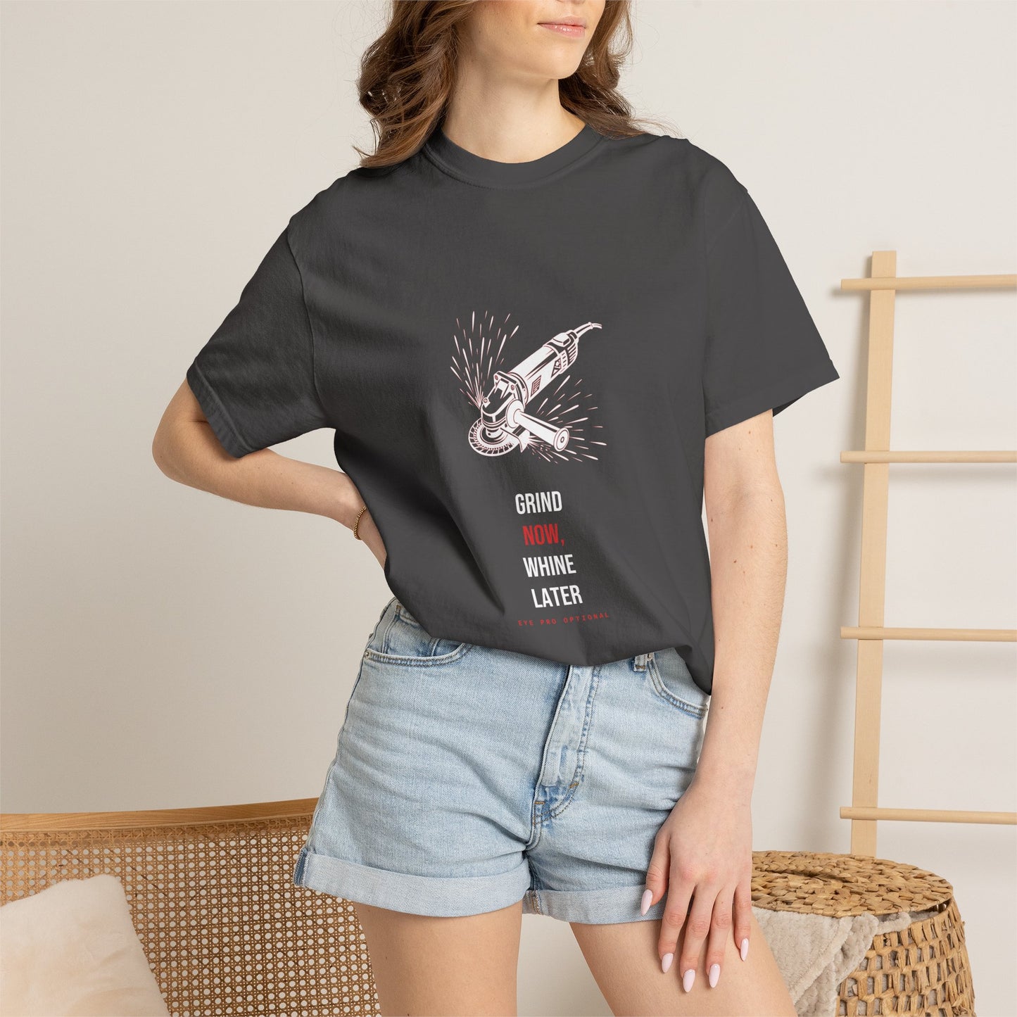 Grind Now, Whine Later — Heavyweight Tee — Tool Army