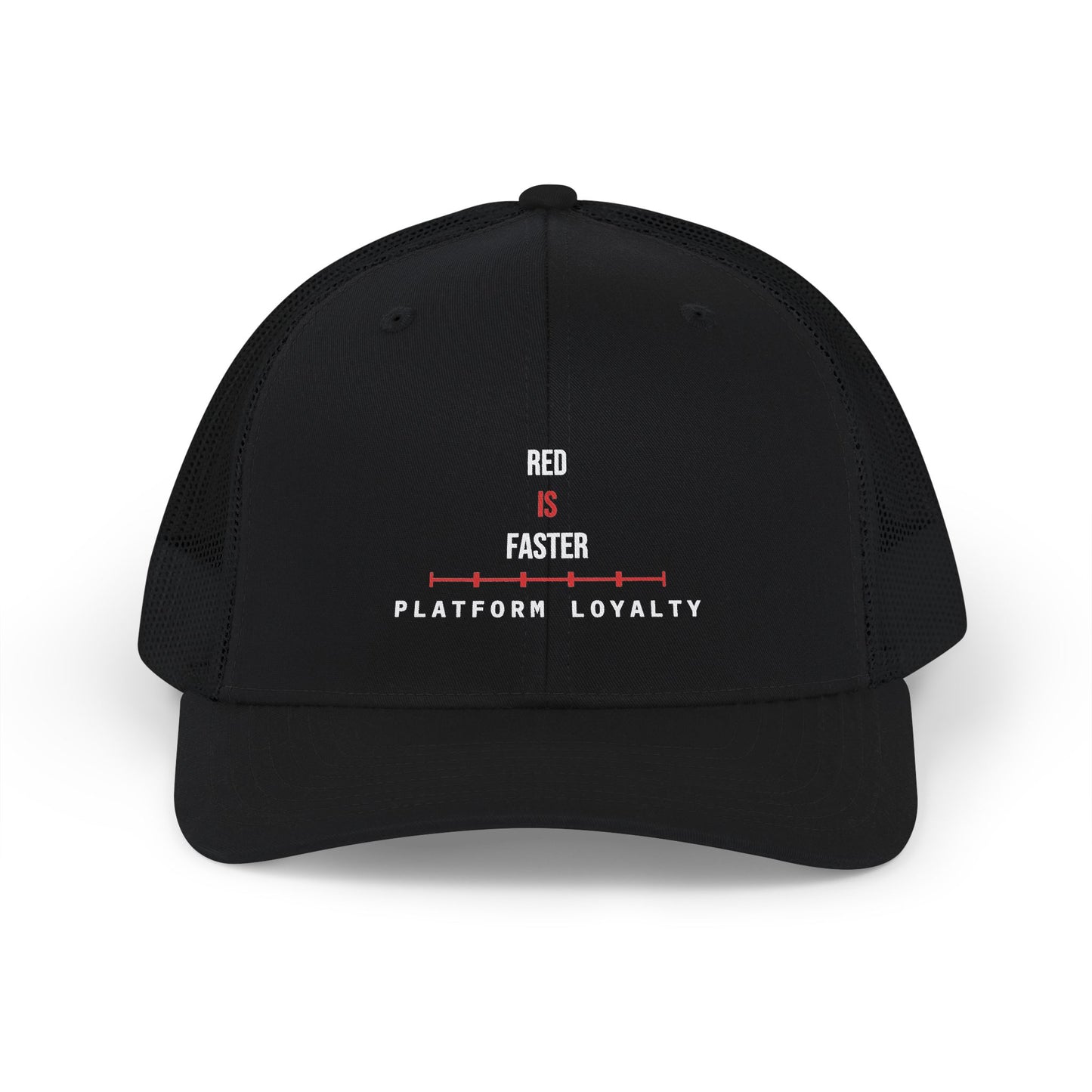 Red Is Faster — Trucker Cap — Tool Army