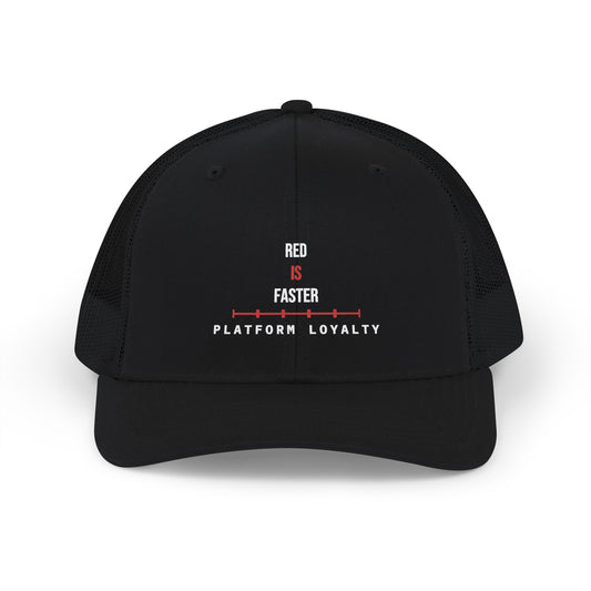 Red Is Faster — Trucker Cap — Tool Army