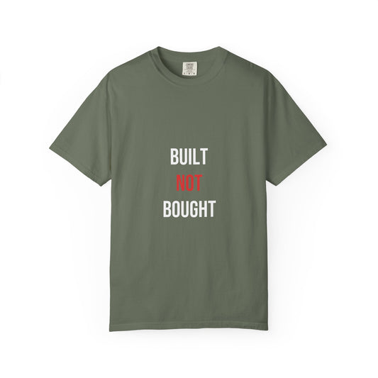 Built Not Bought — Heavyweight Tee — Tool Army