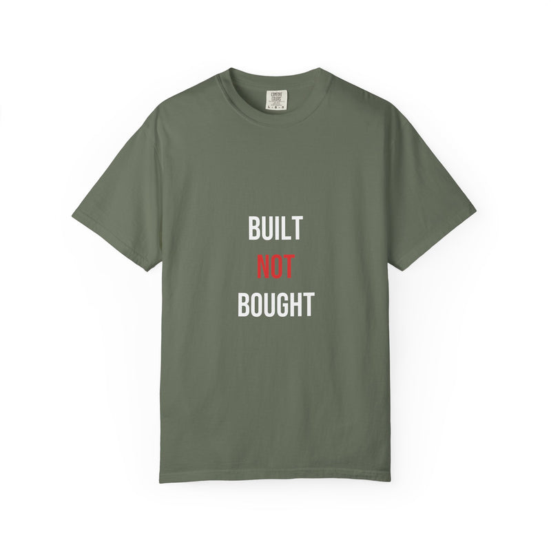 Built Not Bought — Heavyweight Tee — Tool Army
