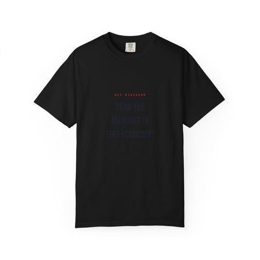 Read The Manual? In This Economy? — Black