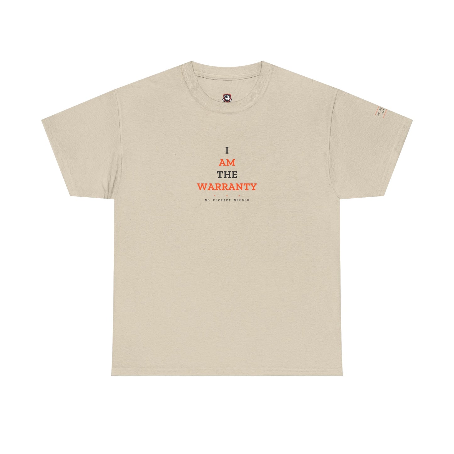 I Am The Warranty — Heavyweight Tee — Tool Army