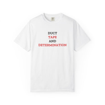 Duct Tape And Determination — White