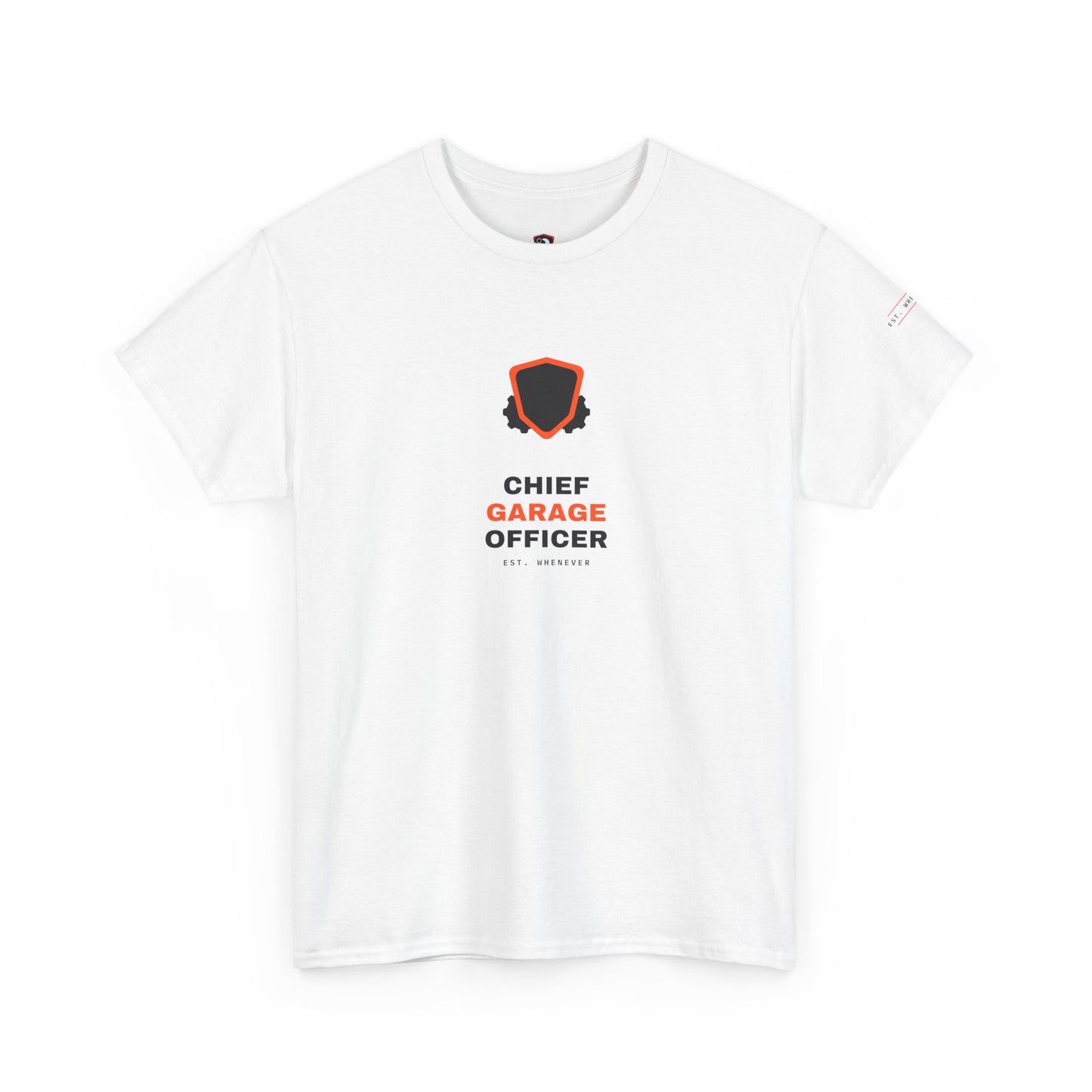 Chief Garage Officer — Heavyweight Tee — Tool Army