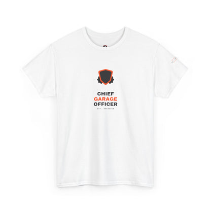Chief Garage Officer — Heavyweight Tee — Tool Army