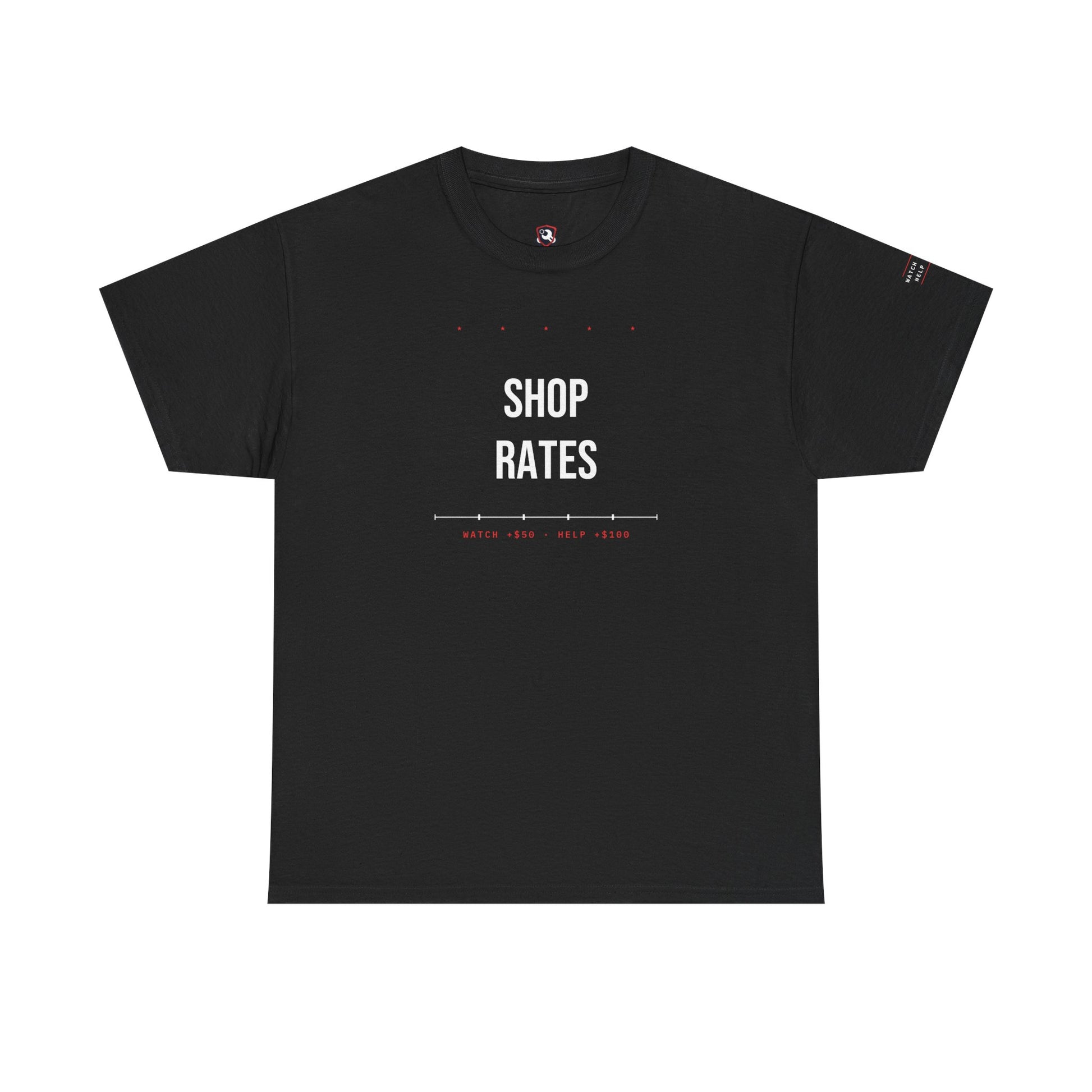 Shop Rates — Black