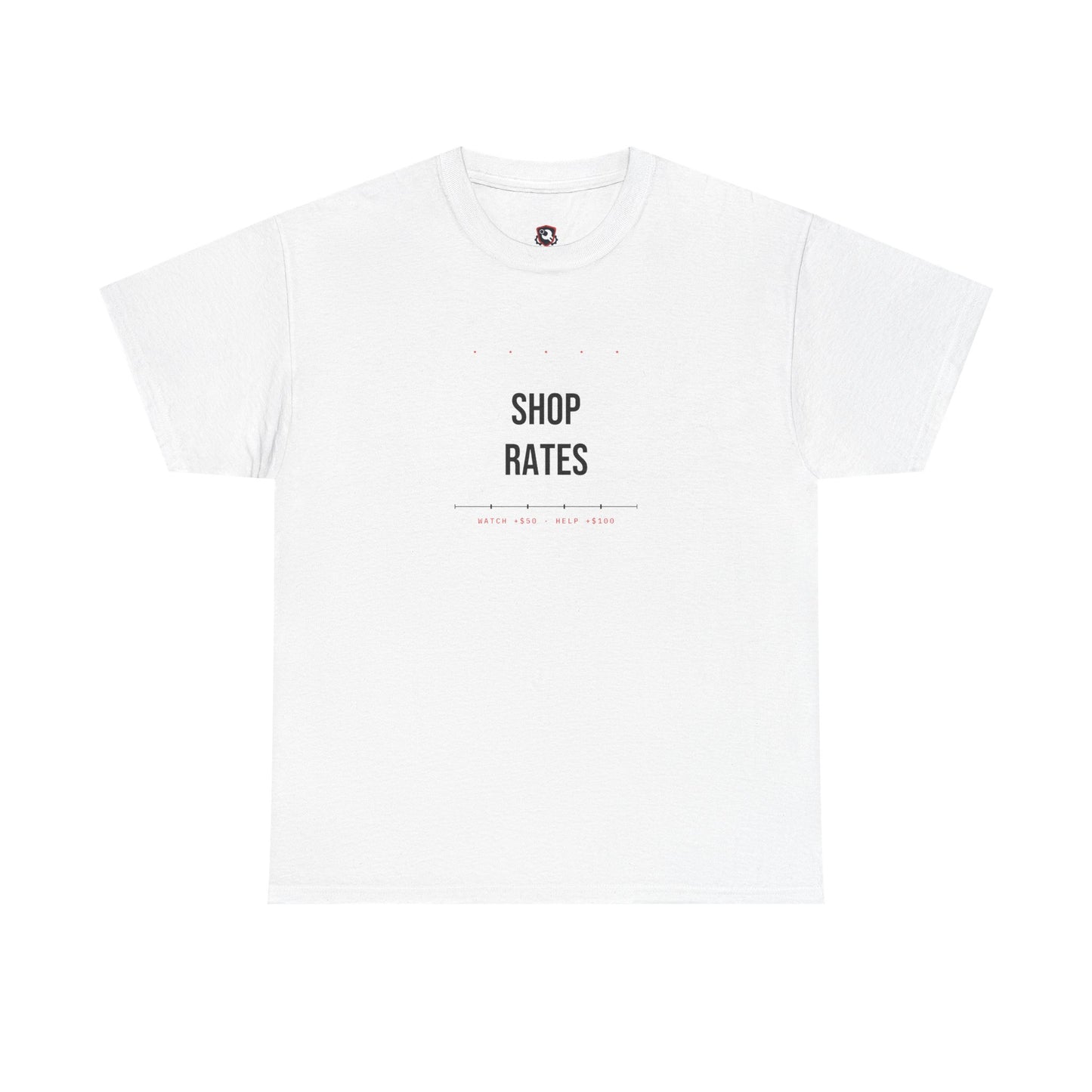 Shop Rates — White