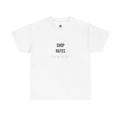 Shop Rates — White