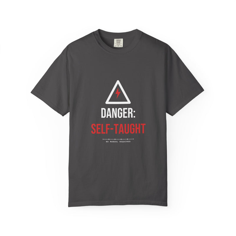 Danger: Self-Taught — Heavyweight Tee — Tool Army