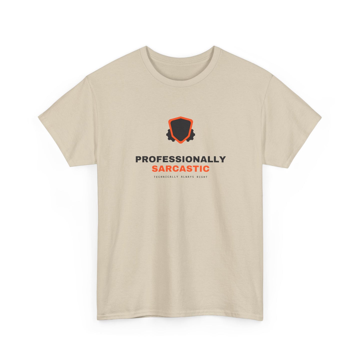 Professionally Sarcastic — Heavyweight Tee — Tool Army