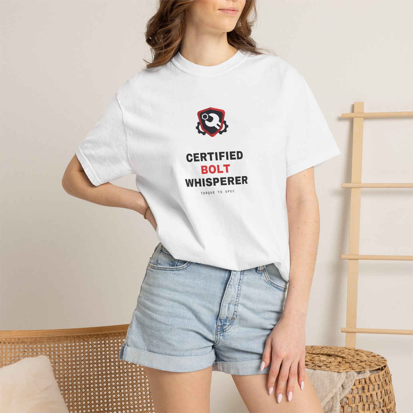 Certified Bolt Whisperer — White