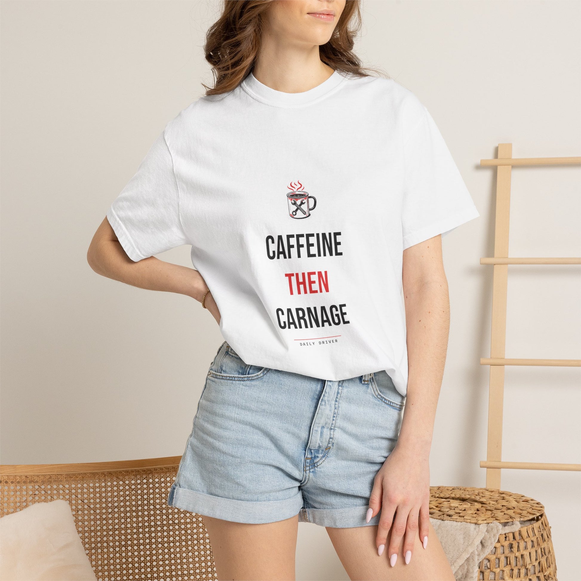 Caffeine Then Carnage — White
