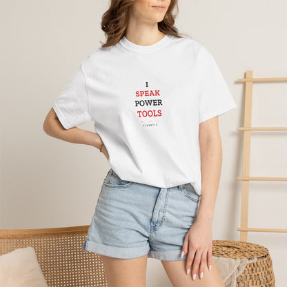 I Speak Power Tools — White