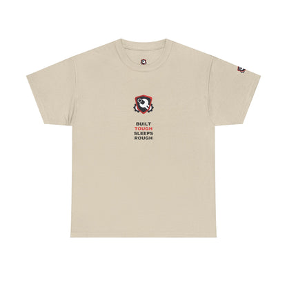 Built Tough Sleeps Rough — Heavyweight Tee — Tool Army