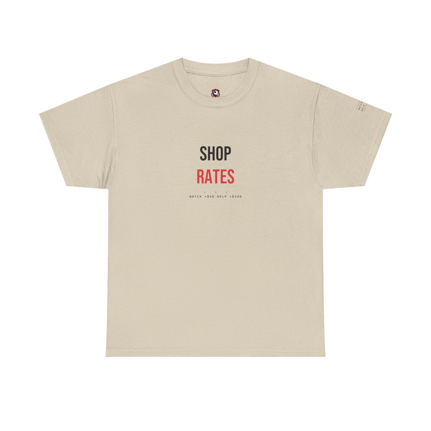 Shop Rates — Heavyweight Tee — Tool Army
