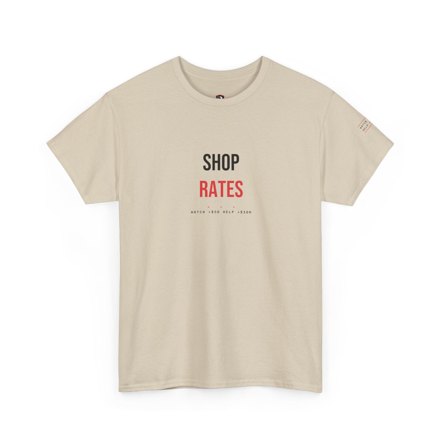 Shop Rates — Heavyweight Tee — Tool Army