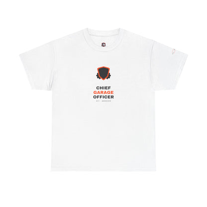 Chief Garage Officer — Heavyweight Tee — Tool Army