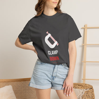 Clamp Down — Heavyweight Tee — Tool Army