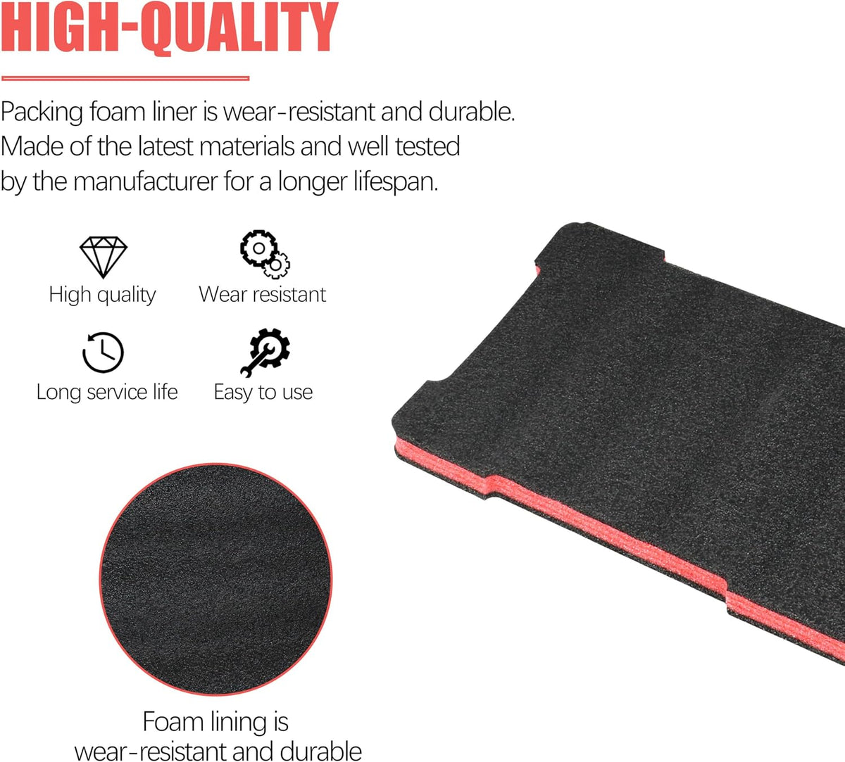 Packout Foam Insert Fits for Milwau-Kee 48-22-8435