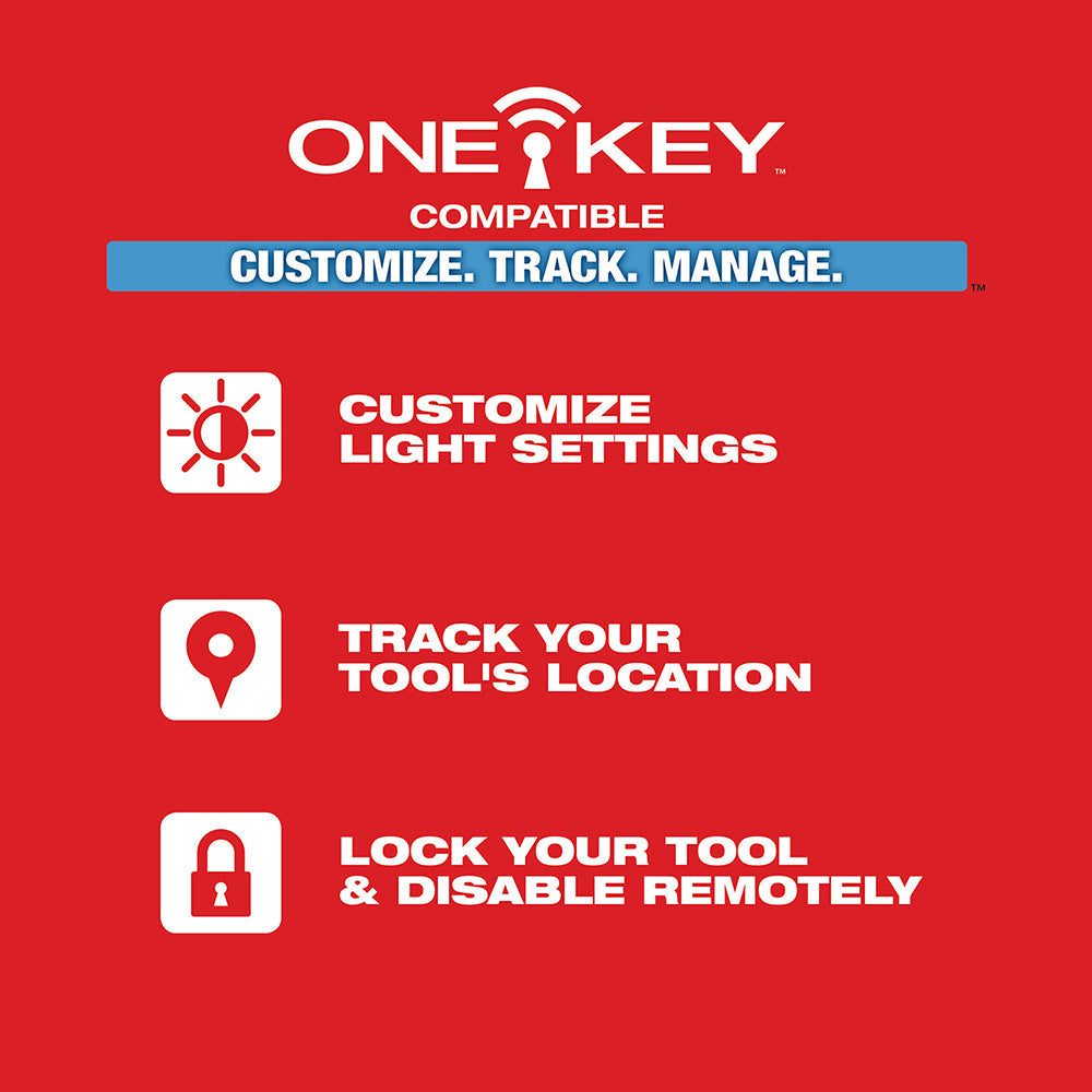 Milwaukee 2146-20 M18 RADIUS Luz de obra compacta LED con ONE-KEY