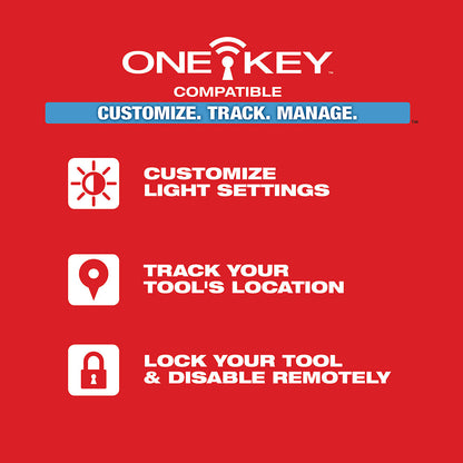 Milwaukee 2146-20 M18 RADIUS Luz de obra compacta LED con ONE-KEY