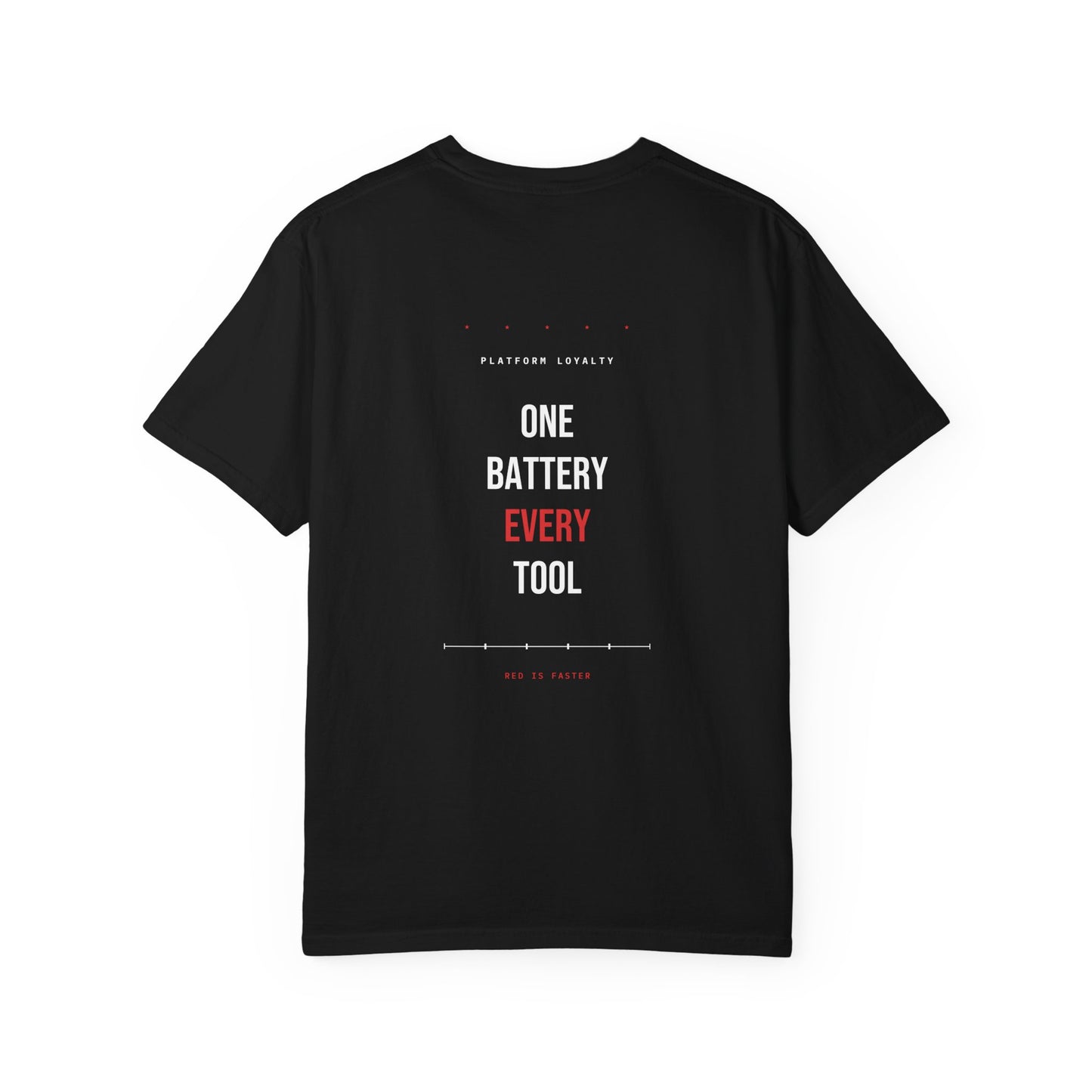 One Battery Every Tool — Heavyweight Tee — Tool Army