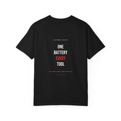 One Battery Every Tool — Heavyweight Tee — Tool Army