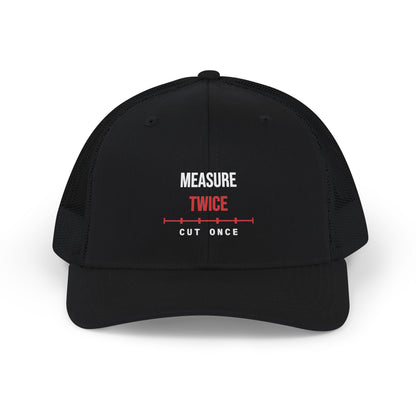 Measure Twice — Trucker Cap — Tool Army