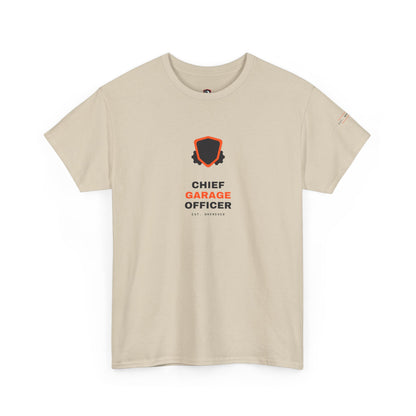 Chief Garage Officer — Heavyweight Tee — Tool Army