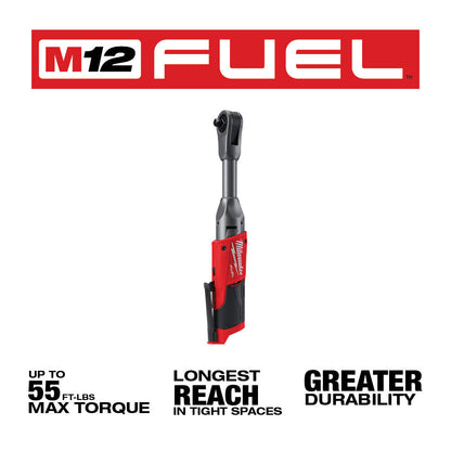 Milwaukee 2560-20 M12 FUEL Llave de carraca de alcance extendido de 3/8 pulg.