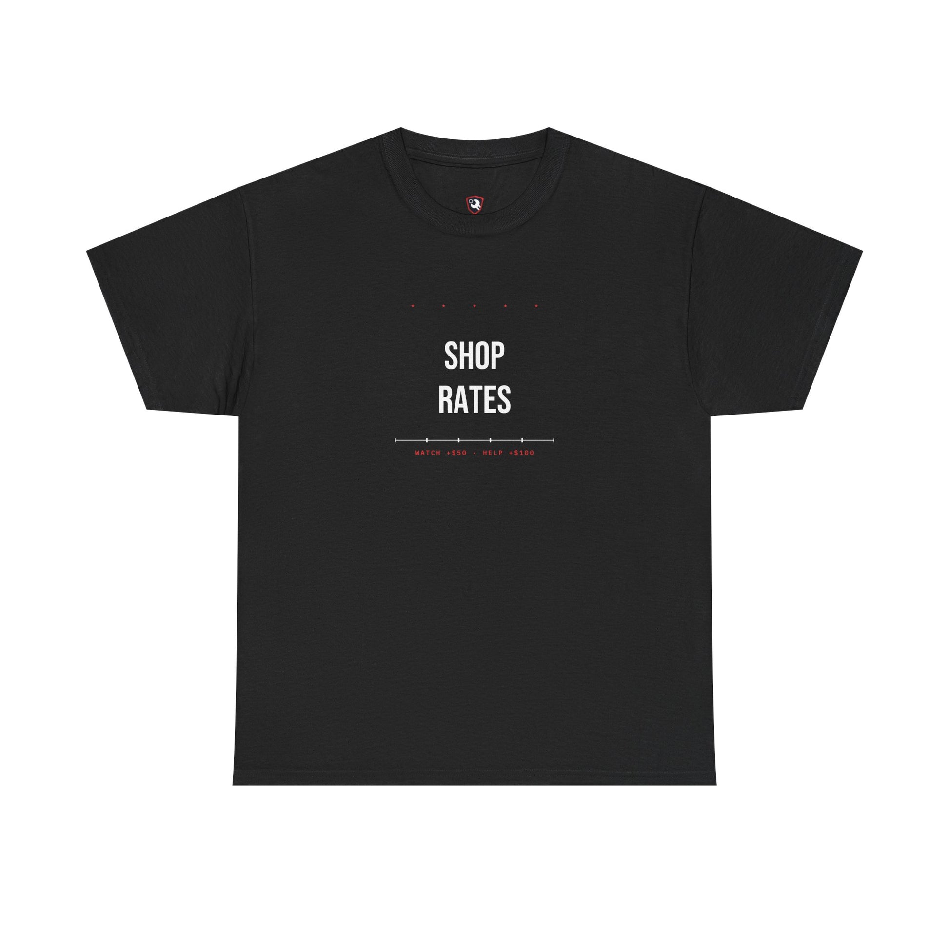 Shop Rates — Black