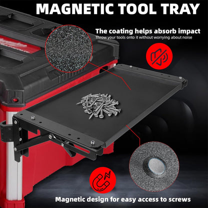 Foldable Magnetic Work Table for Milwaukee Packout Toolboxes