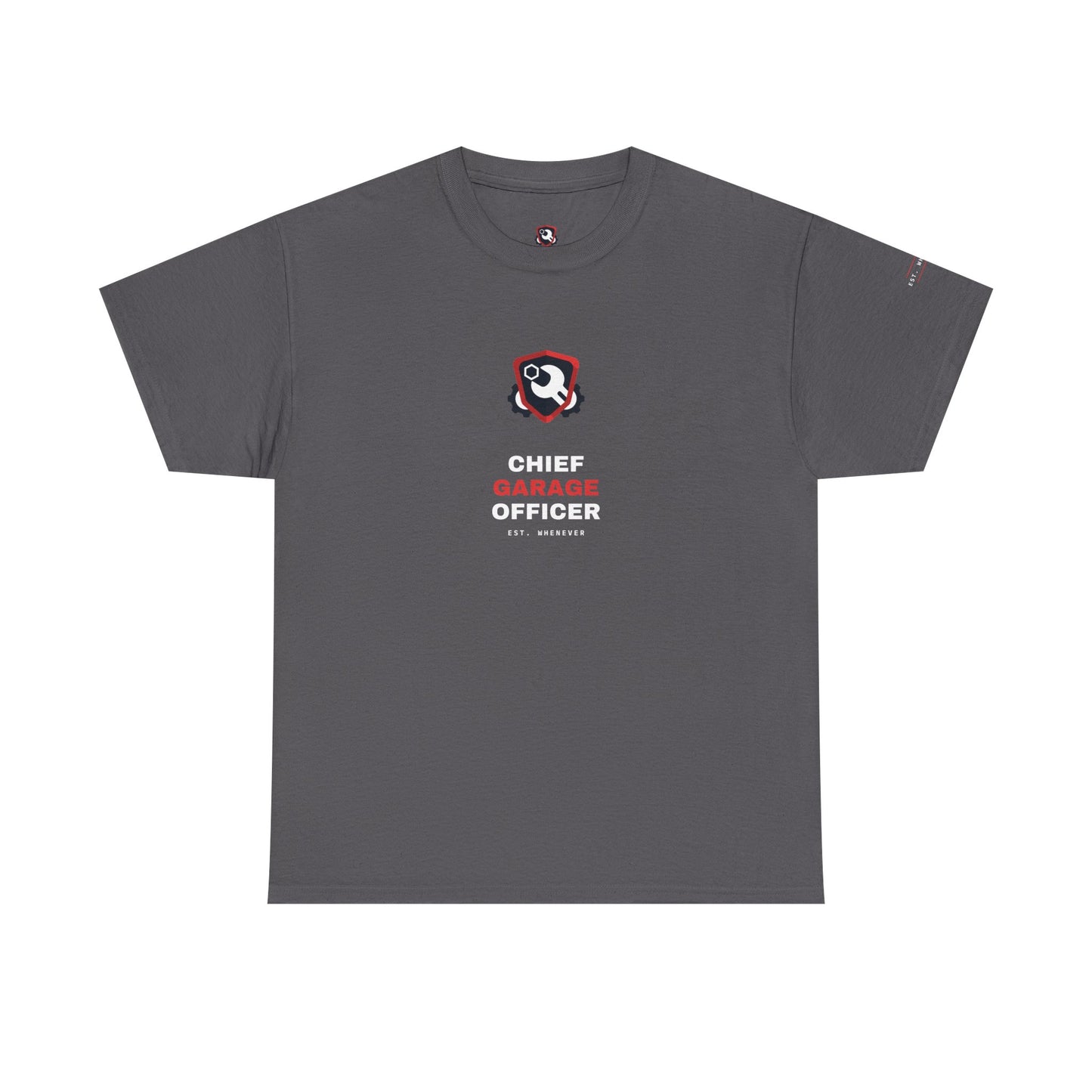 Chief Garage Officer — Heavyweight Tee — Tool Army