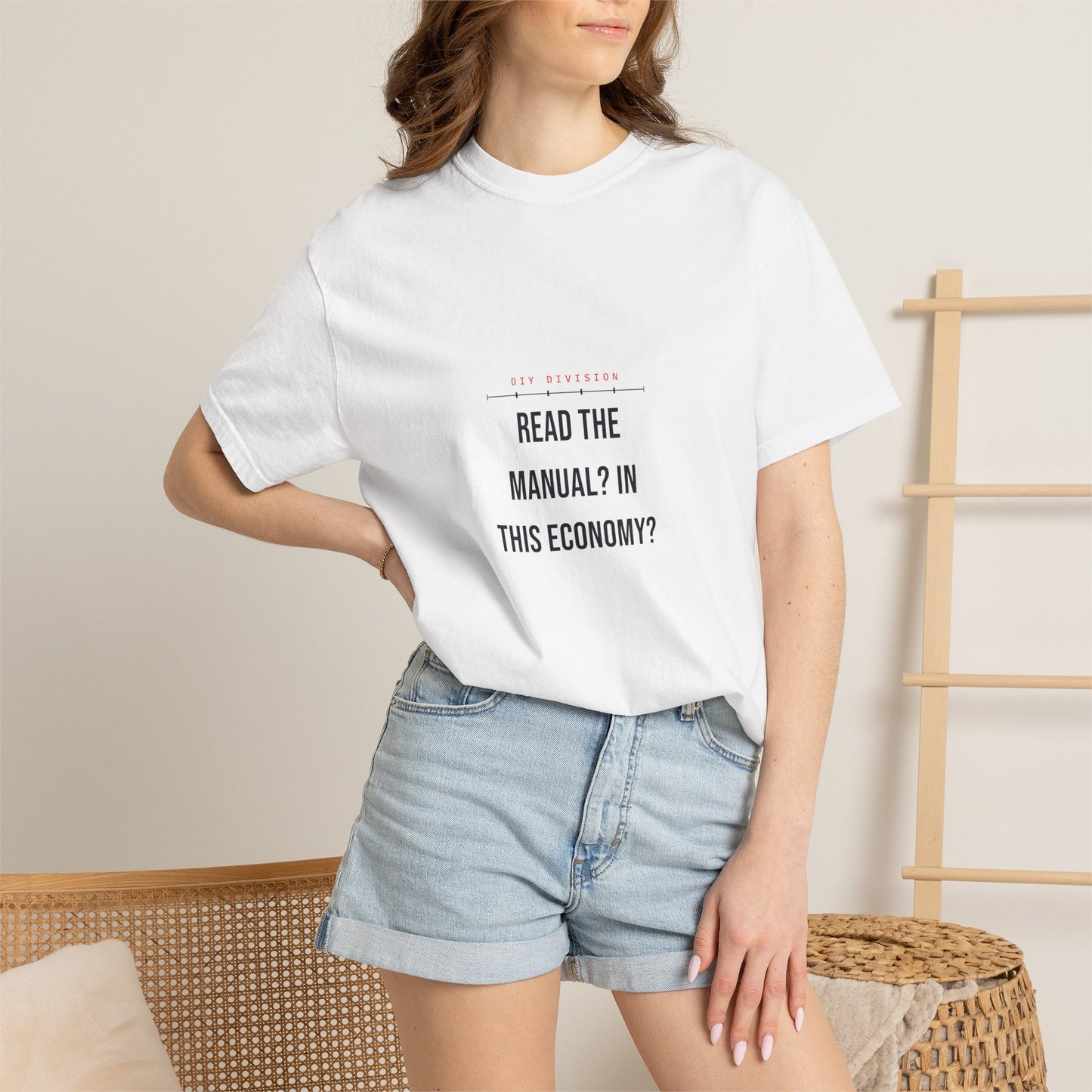 Read The Manual? In This Economy? — Heavyweight Tee — Tool Army