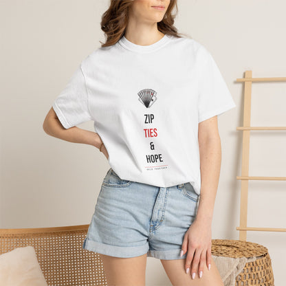 Zip Ties & Hope — Heavyweight Tee — Tool Army