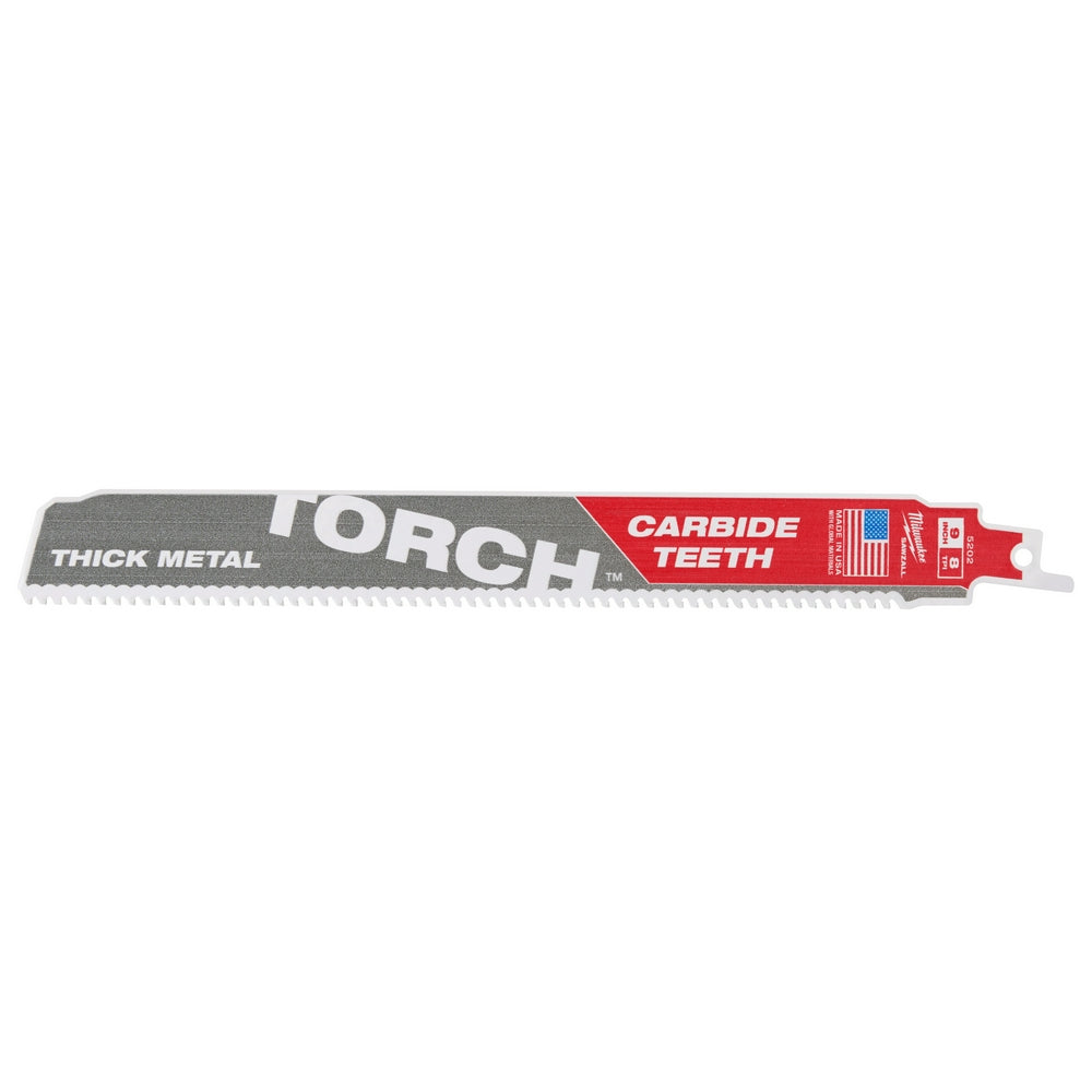 Milwaukee 48-00-5202 9" 8TPI The TORCH Carbide Teeth SAWZALL Blade 1PK