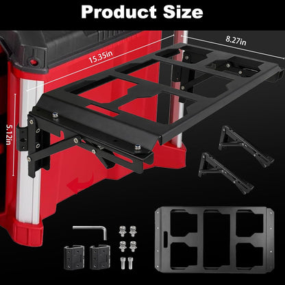 Folding Metal Side Table for Milwaukee Packout